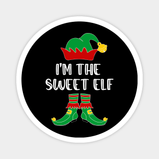 I'm The Sweet Elf Matching Family Group Christmas Magnet